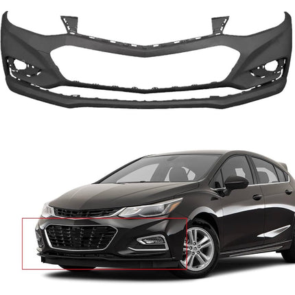 Findmall Front Bumper Cover Replacement for 2016-2018 Chevry Cruze Sedan