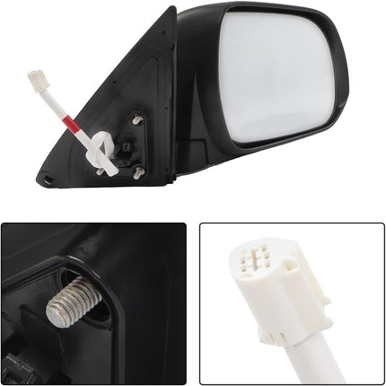 Findmall Power Side Rearview Mirror Heated Replacement for Highlander 2008-2013 Replacement for TO1321246 5-Pin Connector Right Side