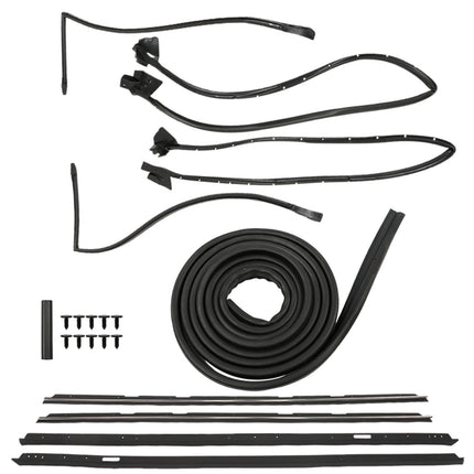 Findmall 9PCS Roof Rail Window Door Trunk Seal Weatherstripping Kit Replacement for 1981-1988 Monte Carlo SS