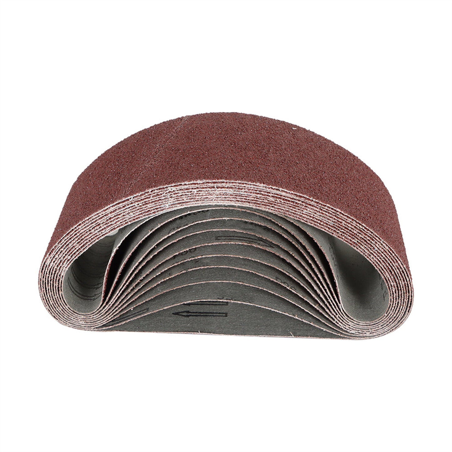 findmall 10Pcs 4 Inch x 24 Inch Aluminum Oxide Sanding Belt, 36 Grit Sandpaper Sanding Belts Fit for Polishing Metal