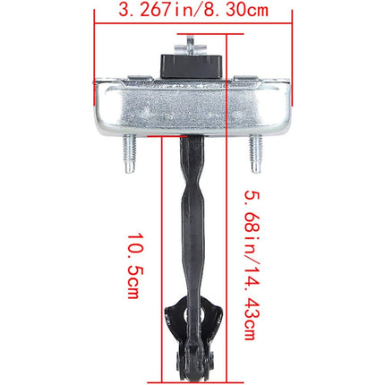 Findmall Black Driver Side Door Check Hinge Stop Limite Replacement for 2005-2016 T-a-c-o-m-a Manufacturer Part Number: 68610-60100