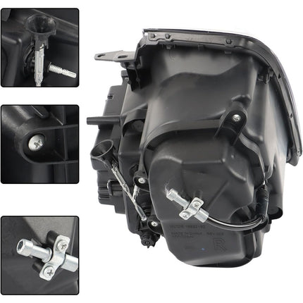 Findmall Headlight Headlamp Assembly Halogen Passenger Side Replacement for STS 2005 2006 2007 2008 2009 2010 2011 Replacement for GM2503278 Right RH