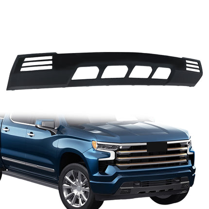 Findmall Front Bumper Lower Skid Plate for 2022-2023 Chevrolet Silverado 1500, Black, Replacement for 84878993