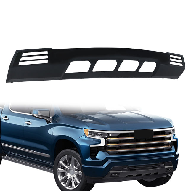 Findmall Front Bumper Lower Skid Plate for 2022-2023 Chevrolet Silverado 1500, Black, Replacement for 84878993
