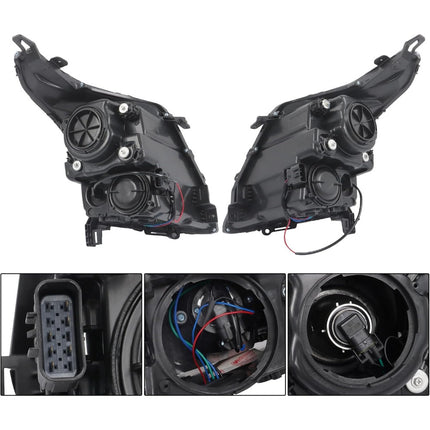 Findmall Headlights Assembly Replacement for SRX 2010-2016 22853872 22853873