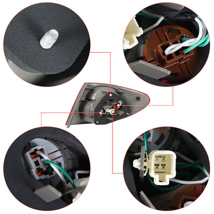 Findmall Outer Tail Light Assembly for 2005-2008 Toyota Corolla, Left or Right Side