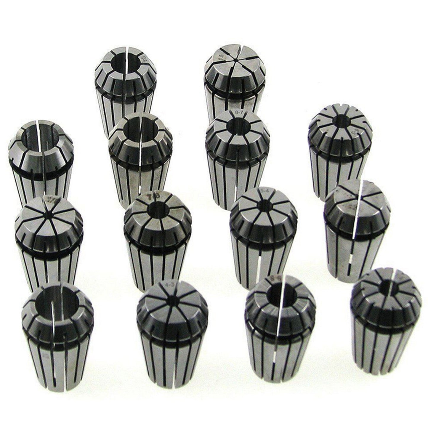 findmall 14Pcs ER20 Spring Collet Set 1/16 -1/2 Collet Chuck for CNC Engraving Machine & Milling Lathe Tool