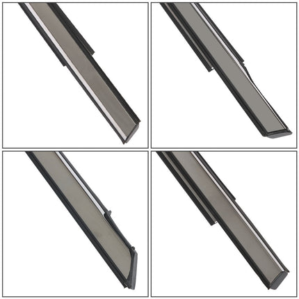 Findmall Chrome Window Weatherstrip Molding Kit for 2008-2012 Honda Accord Sedan, 4-Piece