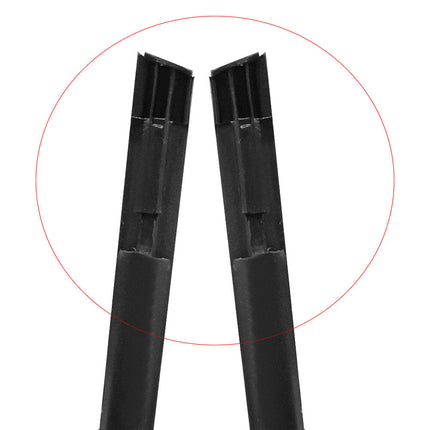 Findmall 2 Pcs Black Roof Trim Molding Sealing Strip Kit Replacement for 2003-2008 Toyota Corolla