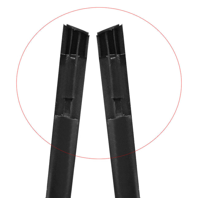 Findmall 2 Pcs Black Roof Trim Molding Sealing Strip Kit Replacement for 2003-2008 Toyota Corolla