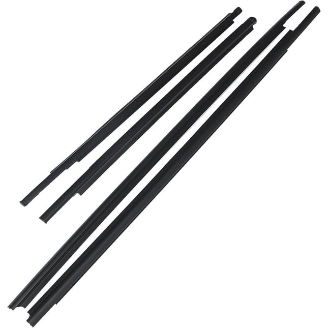 Findmall Window Weatherstrip Kit for 2007-2016 Toyota Yaris Sedan, 4-Piece