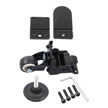 Findmall Packout Caster Wheel Kit, Foldable Metal Swivel Wheels with Silent Bearings Compatible with Milwaukee PACKOUT Rolling Tool Box 48-22-8427/48-22-8426