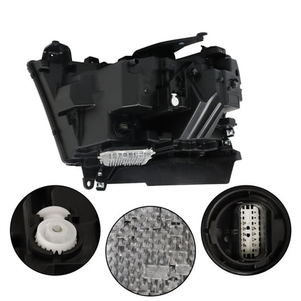 Findmall Headlight Assembly w/DRL Replacement for RAM 1500 Right RH