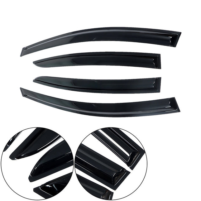 Findmall 4PCS Side Window Visor Vent Rain Guard Deflector Replacement for 2017-2020 Elantra