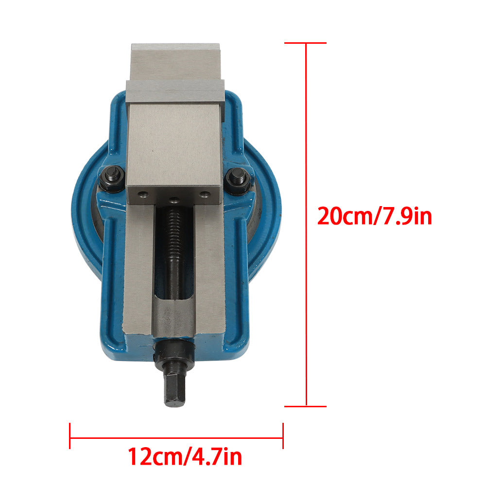 findmall 2 Inch Accuracy Mill Vise with 360 Degree Rotation Base Heavy Duty Milling Machine Vise