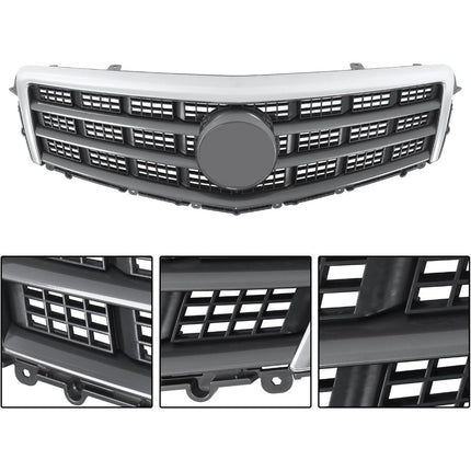 Findmall Front Upper Grille with Trim Molding Replacement for ATS 2013-2014 23490309