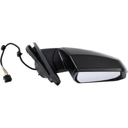 Passenger Right Side Power Heated Mirror Replacement for Acadia 2020-2022 Replacement for 84579491 Matte Black w/Blind Spot Turn Signal Textured Black Base Electric 7-Pin Connector