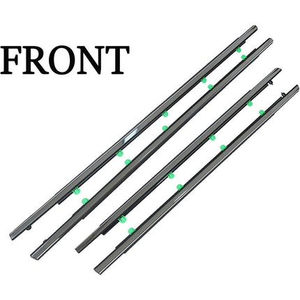 Findmall Chrome Outer Window Belt Weatherstrip Kit for 2012-2016 Honda CR-V