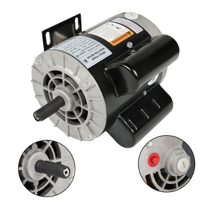 findmall 2HP SPL Compressor Duty Electric Motor 3450 RPM 56 Frame 5/8" Shaft 115/230V