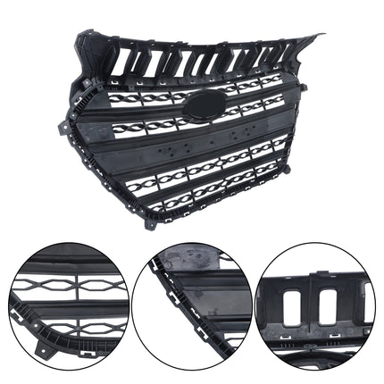 Findmall Front Bumper Grille Black Replacement for Elantra GT 2016 86350-A5800
