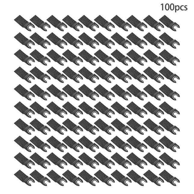 findmall 100PCS Universal Oscillating Saw Blades Kit for Wood & Plastic | Quick Release Multi Tool Blades 30-90mm