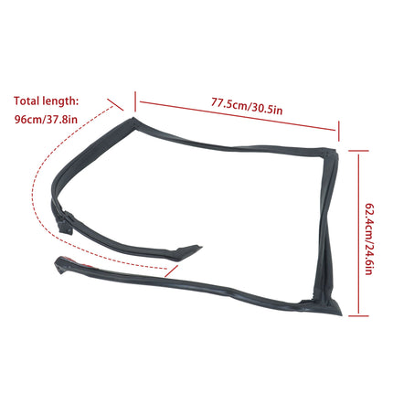 Findmall T-Top Roof Weatherstrip Seals for 1982-1992 Camaro & Firebird, Left & Right