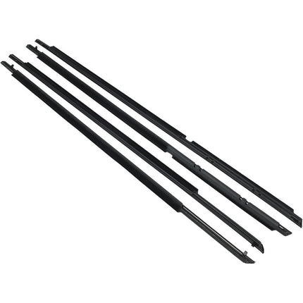 Findmall Chrome Window Weatherstrip Kit for 2007-2011 Toyota Camry, 4-Piece