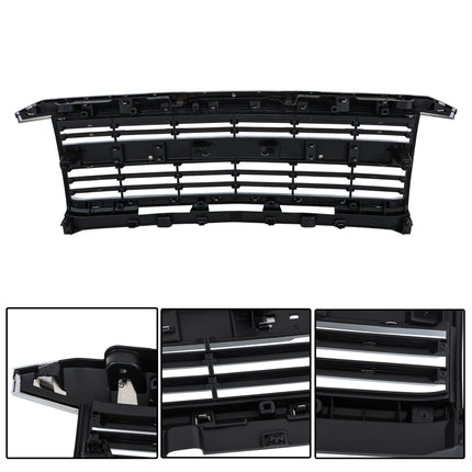 Findmall Chrome Front Grille Replacement for Silverado 2500 HD and 3500 HD 2015-2019