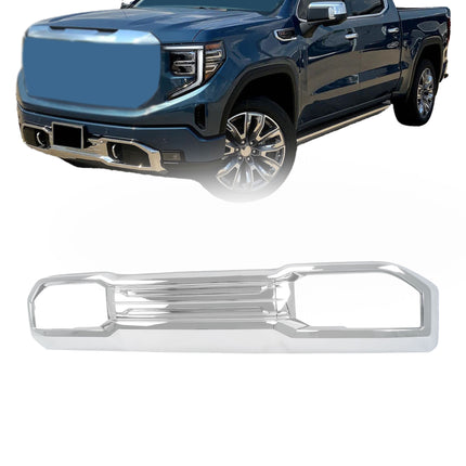 Findmall Front Bumper Lower Skid Plate for 2022-2024 GMC Sierra 1500, Chrome