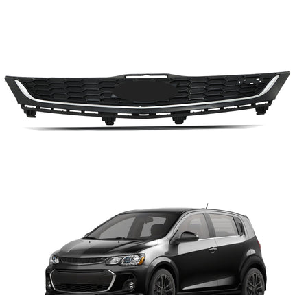 Findmall Front Upper Honeycomb Grille Replacement for Sonic LT 2017-2020