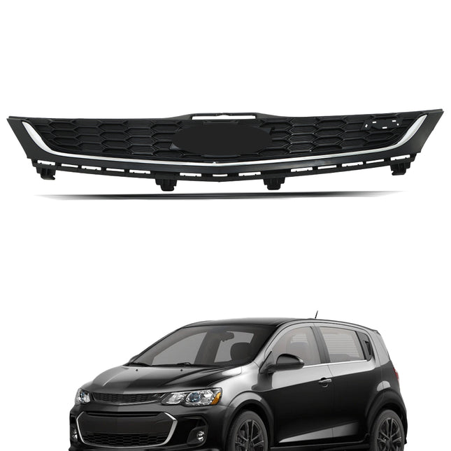 Findmall Front Upper Honeycomb Grille Replacement for Sonic LT 2017-2020