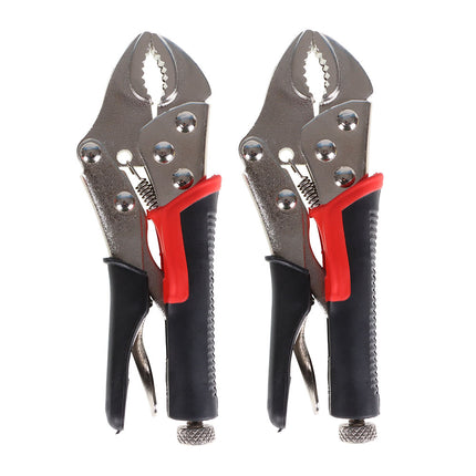 无库存findmall Adjustable Curved Jaw Locking Pliers Set 2PCS (5"/7"/10") – Heavy Duty Vise Grip Pliers for Home Improvement, Auto Repair & DIY Tools