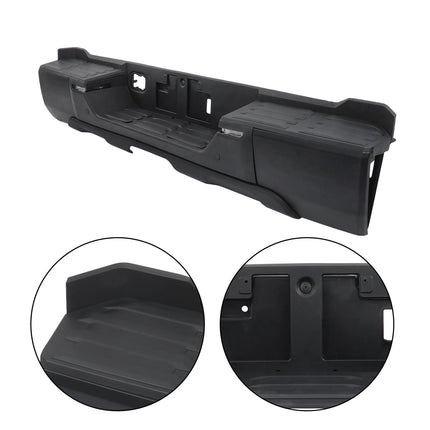 Findmall Black Rear Step Bumper for 2022-2024 Toyota Tundra, Without Sensor Holes, TO1103139