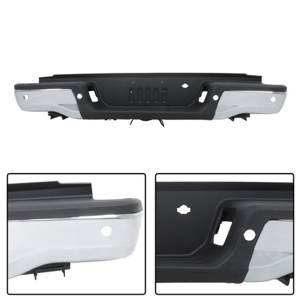 Findmall Chrome Rear Step Bumper for 2019-2023 Ford Ranger, FO1103231