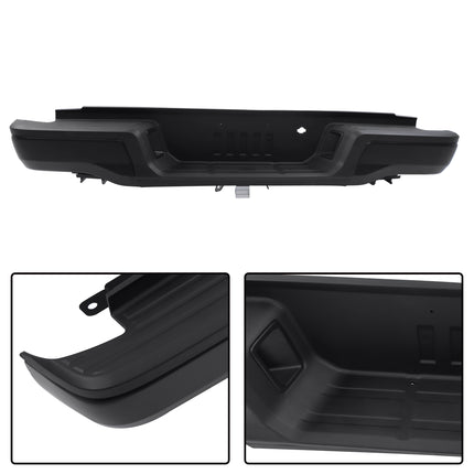 Findmall Black Rear Step Bumper for 2019-2023 Ford Ranger, FO1103225