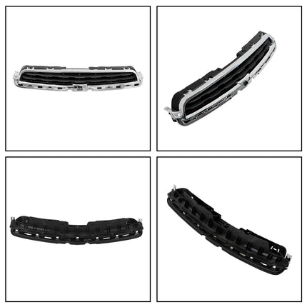 Findmall 2-Piece Chrome Front Upper and Lower Grille Set Replacement for Trax 2014-2016