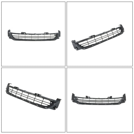 Findmall 3-Piece Black Front Grille Kit with Chrome Trim Replacement for Malibu 2014-2016 GM1036160