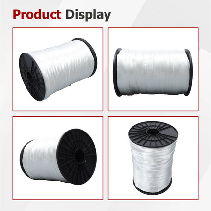 Findmall Polyester Pull Tape Flat Rope, Mule Tape Cable Pulling Tape for Electrical Wire Pulling, Gear Tightening, Cargo Securing & Outdoor Use