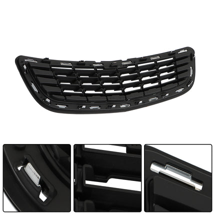 Findmall 2-Piece Chrome Front Upper and Lower Grille Set Replacement for Trax 2014-2016