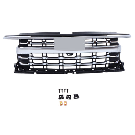 Findmall Chrome Front Upper Grille Replacement for Silverado 1500 LTZ 2022-2024