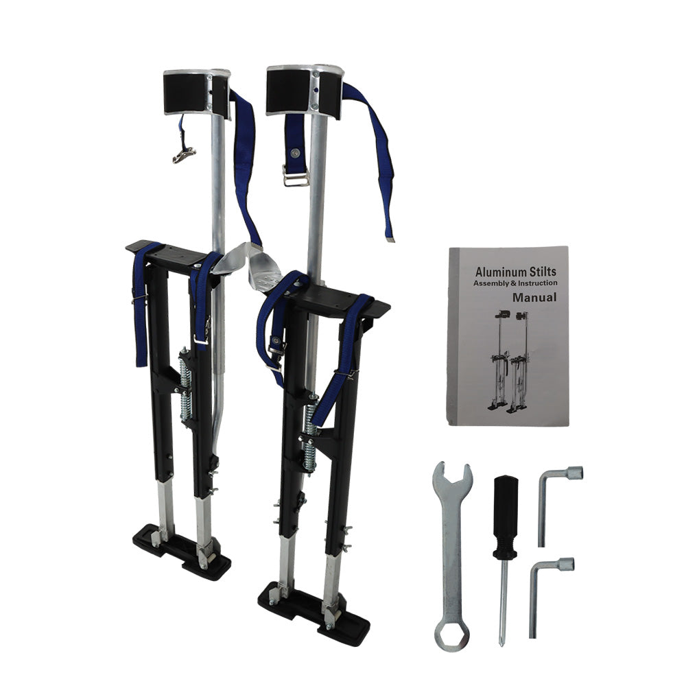 findmall Aluminum Alloy Drywall Stilt 36" - 48" Painter Walking Finishing Adjustable Tool