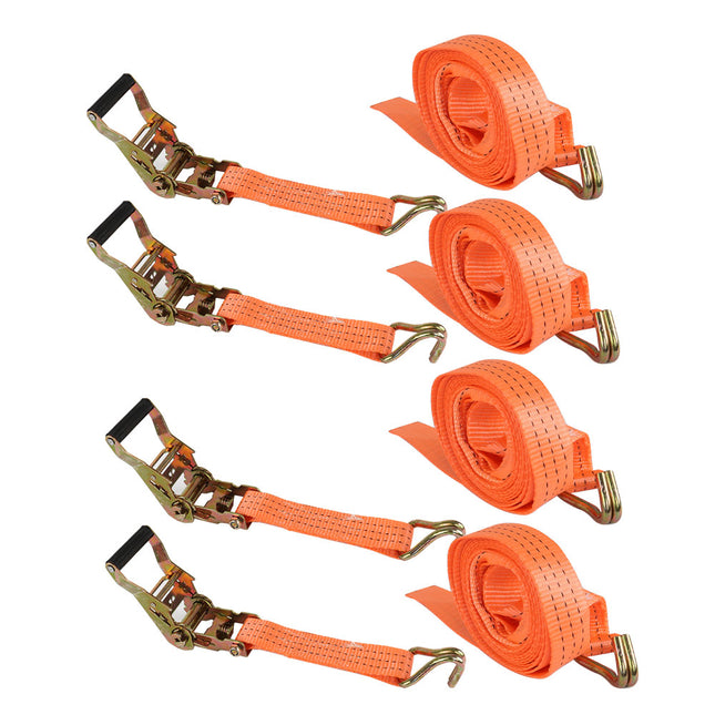 Findmall 4/10/20 Pack 1.5" x 15'/20' J Hook Ratchet Straps 4000Lbs Heavy Duty Tie Down Straps for Truck, Trailer, Cargo Transportation