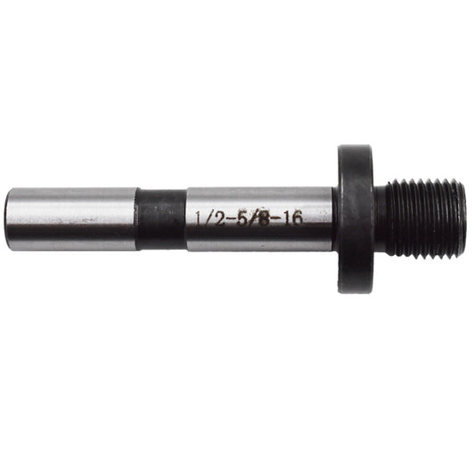 New Hardened Threaded Drill Chuck Arbor 1/2" Straight to 5/8"-16 Adapter