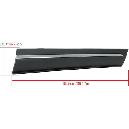 Findmall Front Right Lower Door Molding for 2019-2022 Honda Pilot Touring Elite, Black