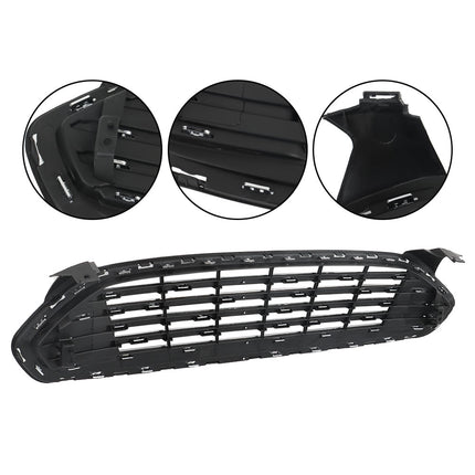 Findmall Unfinished Front Bumper Grille and Fog Light Cover Kit Replacement for Fusion 2013-2016 DS7Z17757EAPTM