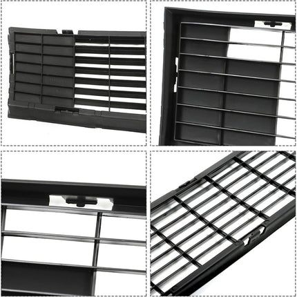 Findmall High-Gloss Black Front Upper Grille Insert Overlay Trim Cover Replacement for Explorer 2011-2015