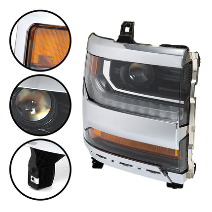 Findmall Headlight Assembly Replacement for Silverado 1500 Left LH Right RH