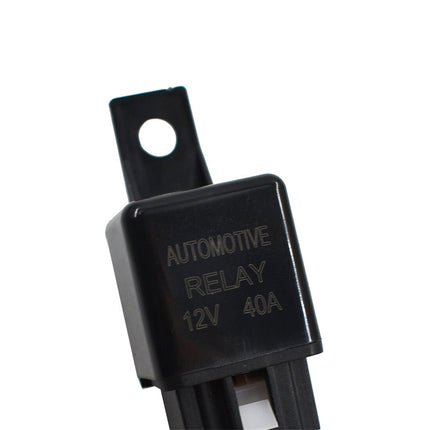 Findmall 12V LED Universal Fog Light Laser Rocker On/Off Switch Wiring Harness 40A Relay Fuse Red