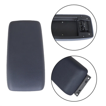 Findmall Gray Center Console Lid with Latch Replacement for 1998 1999 2000 Tacoma 1996 1997 1998 4Runner 5890535040B0
