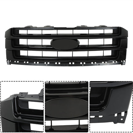 Findmall Gloss Black Front Upper Grille Replacement for 2015-2017 Expedition